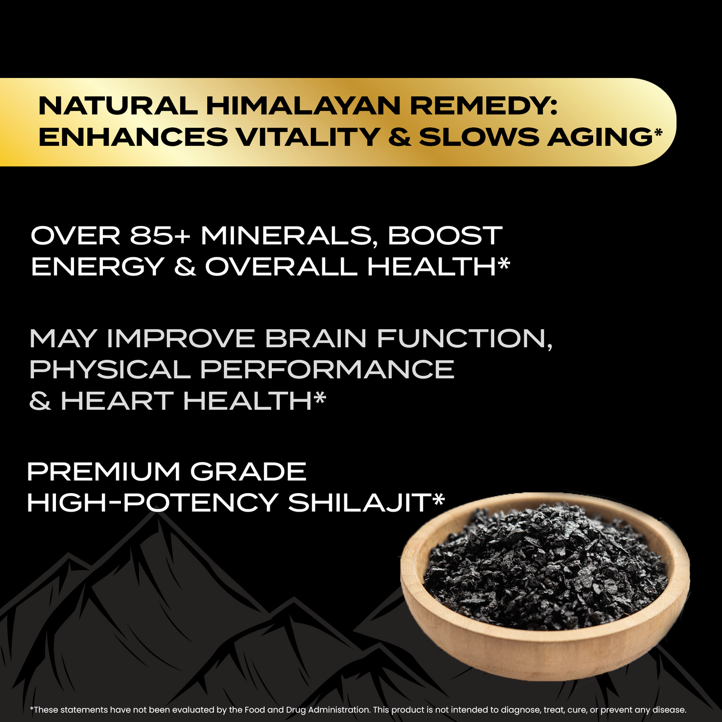 60,000 MG Pure Himalayan Organic Shilajit Gummies for Men & Women, Sugar-Free Shilajit Supplement, 85+ Trace Minerals & Fulvic Acid - Improve Congitive & Mood, Immunity and Energy, 60 Gummies.